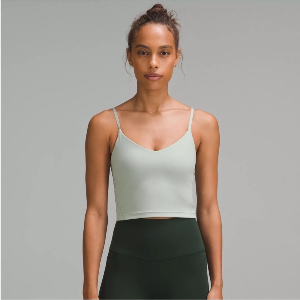 lululemon athletica Light Sage Green Slim Tank Top